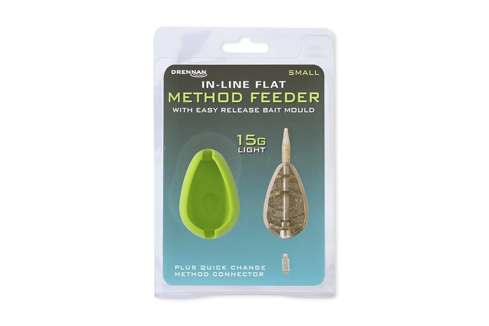 Drennan In-Line Flat Method Feeder & Mould - Small 15g - Image 2