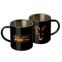 Fox Stainless Black XL 400ml Mug