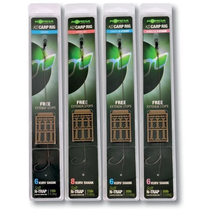 KORDA N Trap KD Rig Kurv - 2 Barbed