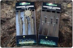 KORDA Kable Leadcore Leaders - Ring Swivel Gravel Brown 1m