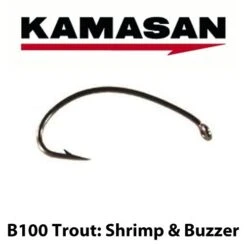 Kamasan B100 Shrimp & Buzzer Trout Hooks - Sz10