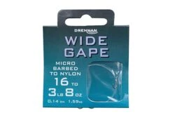 Drennan Wide Gape Hooks To Nylon - Size 10 To 6lb