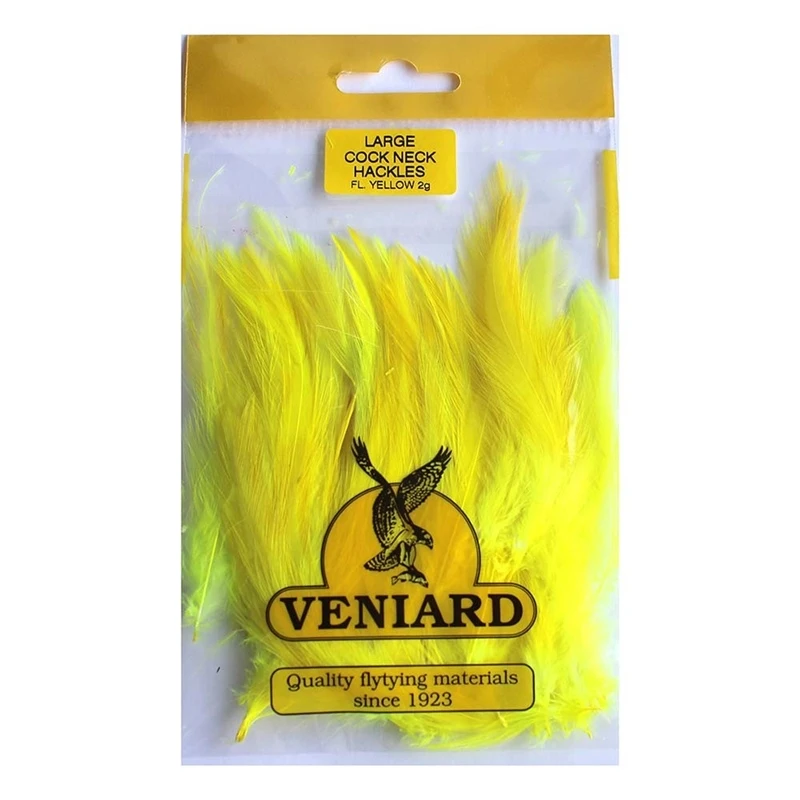 Large Cock Neck Hackles - 2g Black - Image 2