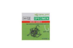 KORUM Xpert Specimen Barbless Hooks - Size 6