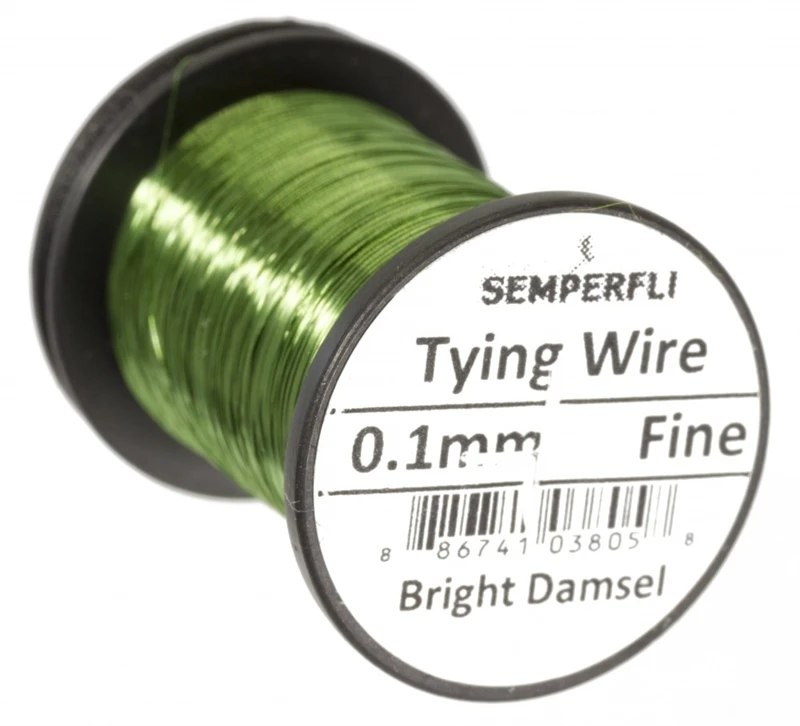 0.1mm Wire - Bright Damsel Green