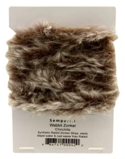 Synthetic Rabbit Zonker Strips - Arctic Fox