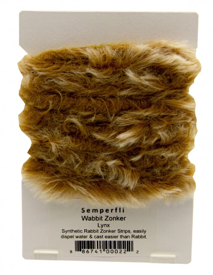 Synthetic Rabbit Zonker Strips - Arctic Fox - Image 5