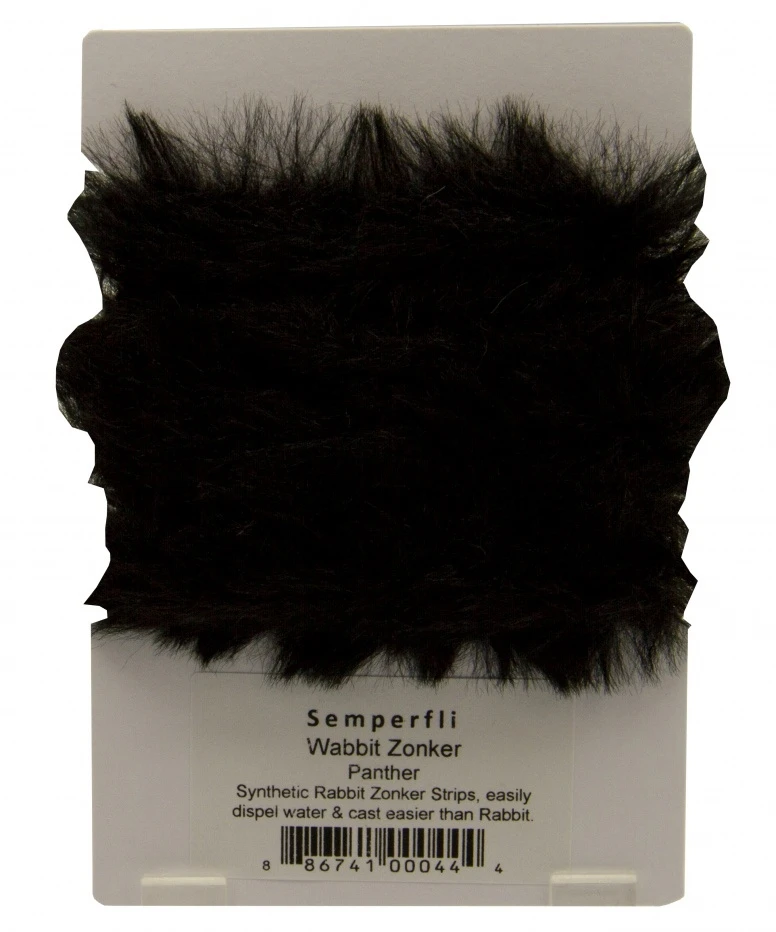 Synthetic Rabbit Zonker Strips - Arctic Fox - Image 7