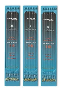 Drennan HTN Plate 6" Carp Bandit Hooks To Nylon - Size 14