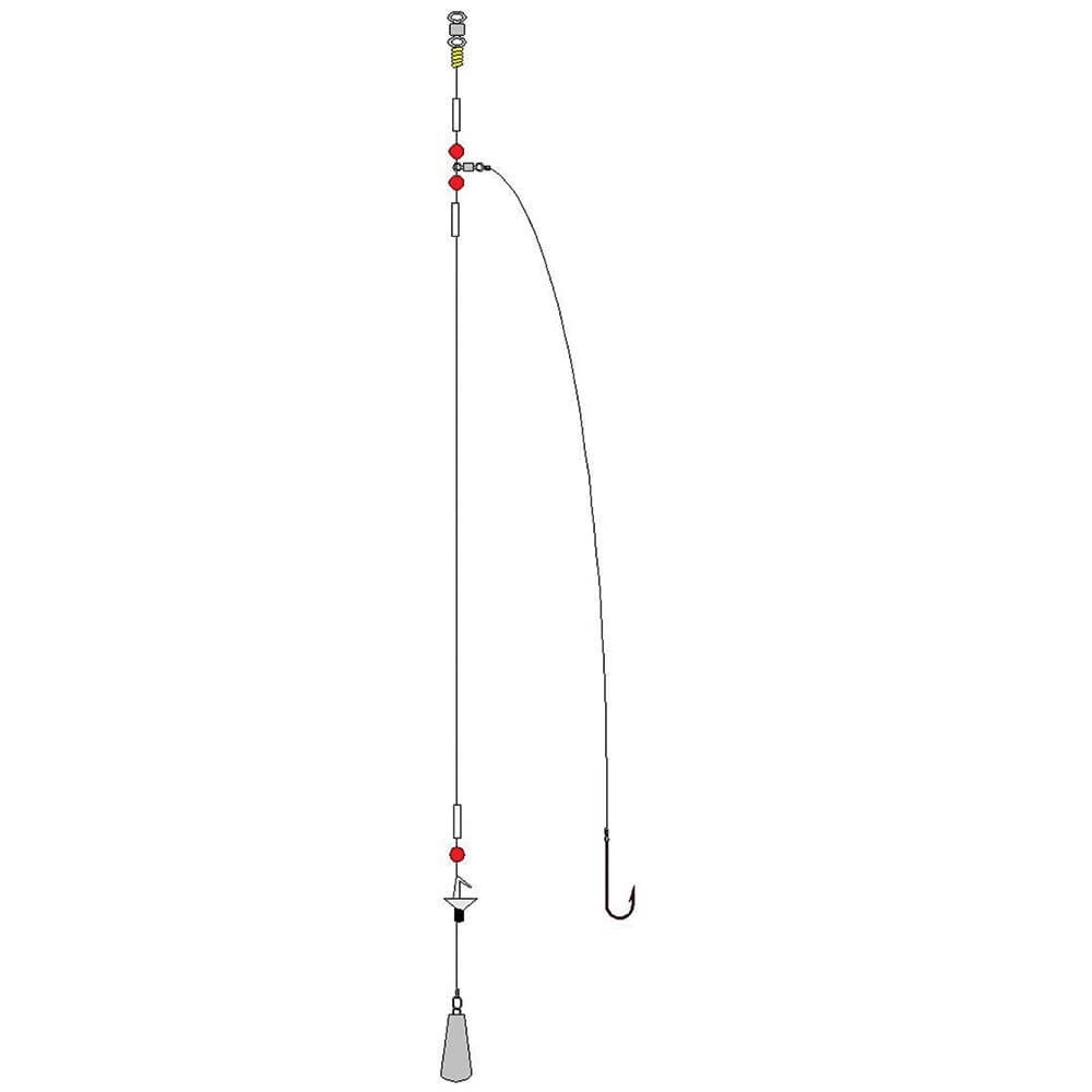 Shakespeare 1-Hook Clipped Down Rig - Sz1/0