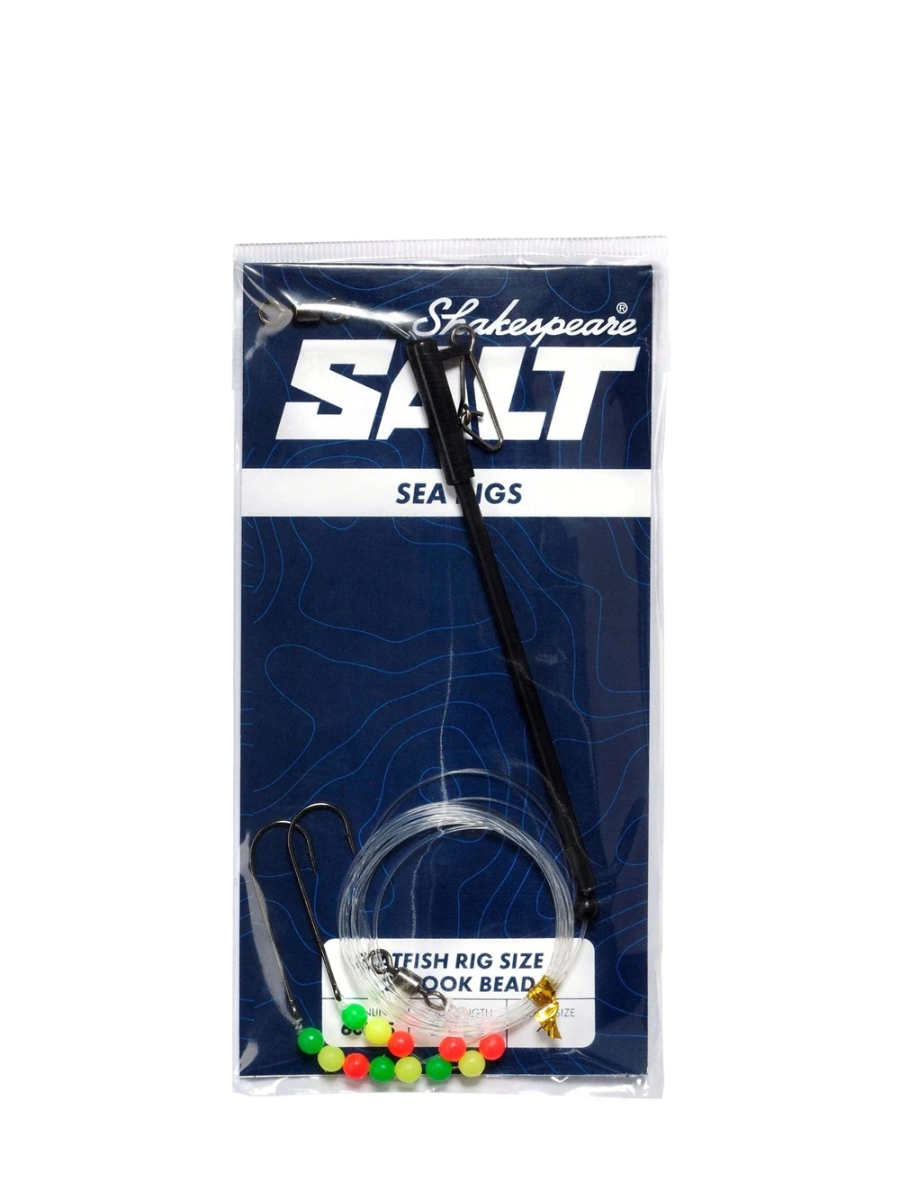 Shakespeare Flatfish Rig 2 Hook Bead - Sz1