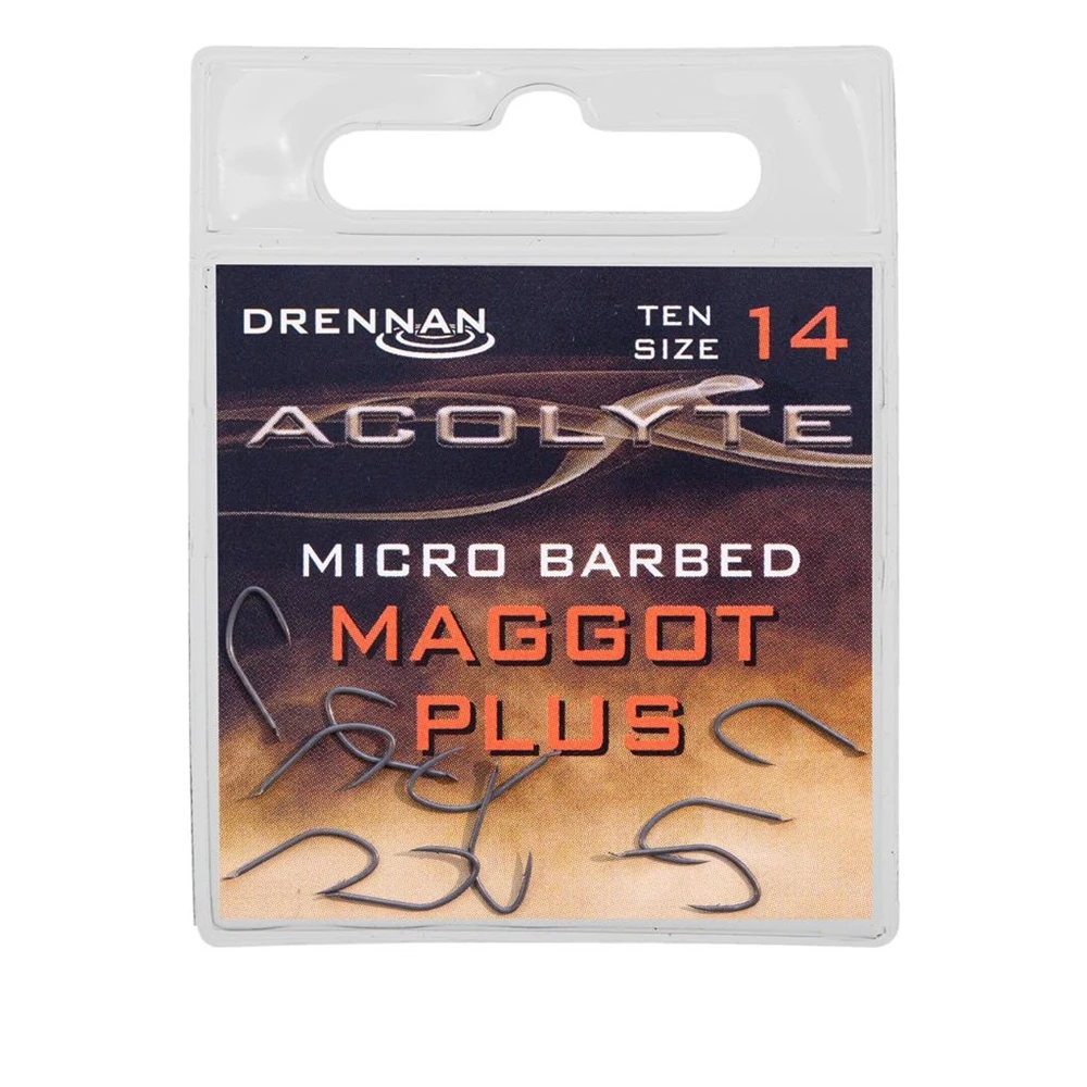 Drennan Acolyte Maggot Plus Barbed Hooks - Size 12 - Image 5