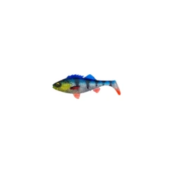Savage Gear 4D Perch Shad Lure - Blue Silver 12.5cm 20g