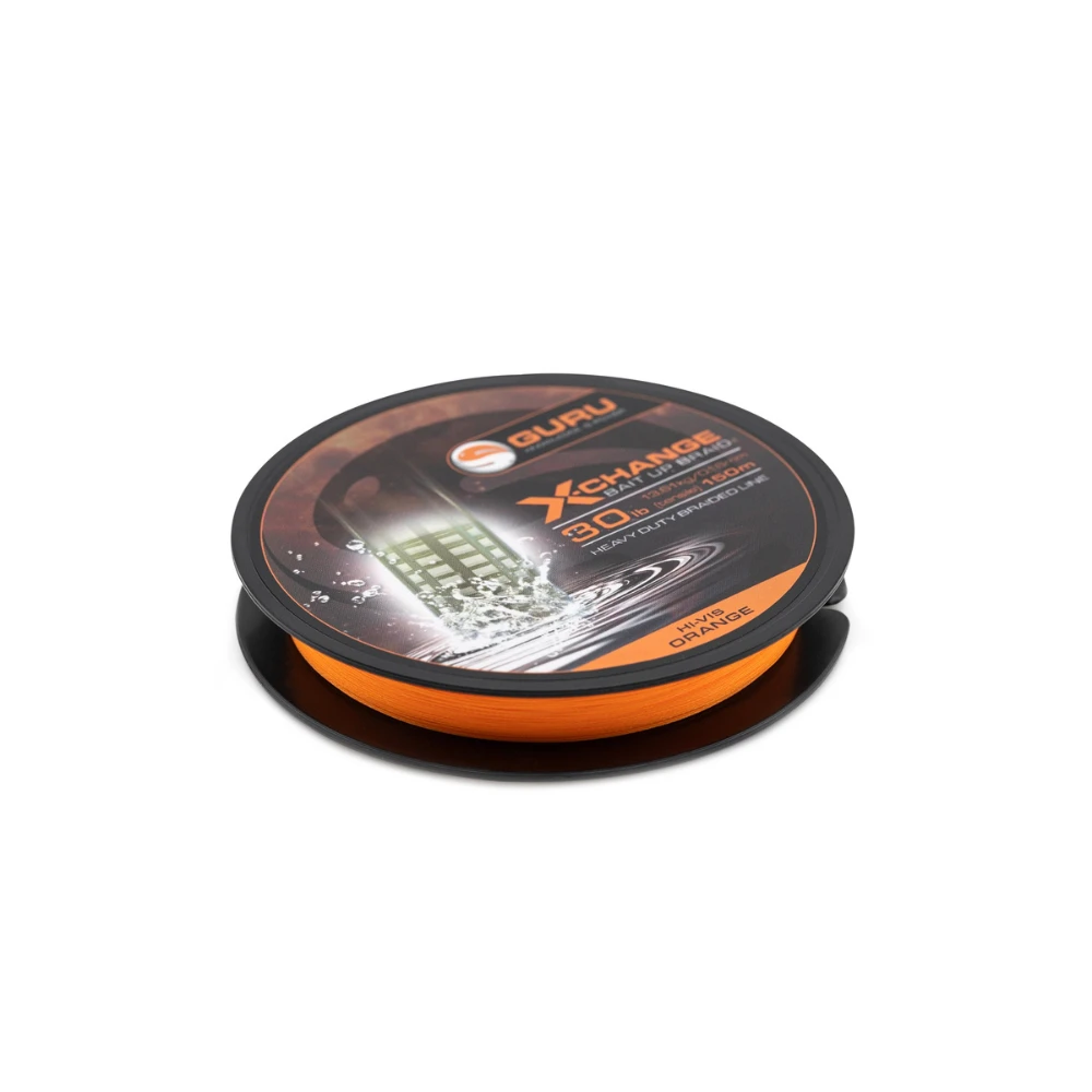 Guru X-Change Bait Up Braid - 30lb 150m Orange - Image 2